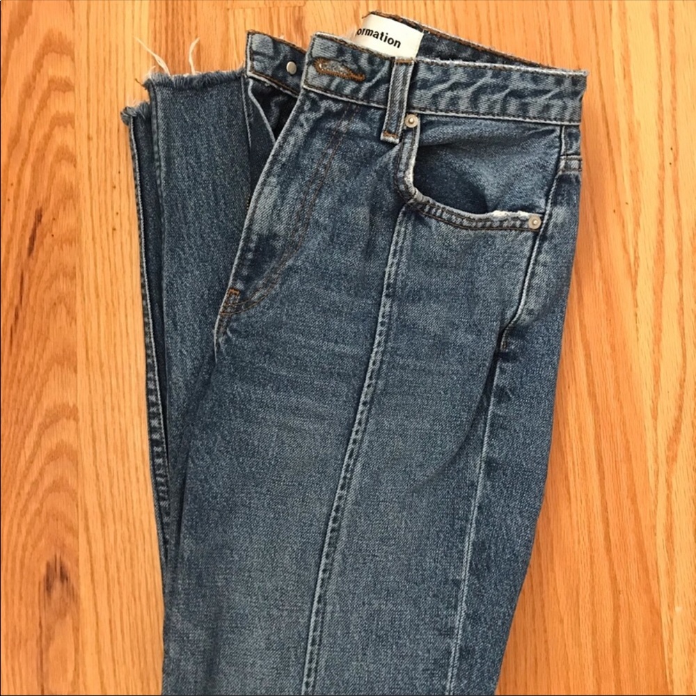 Reformation Seamed Jean - Size 25/26 NWT